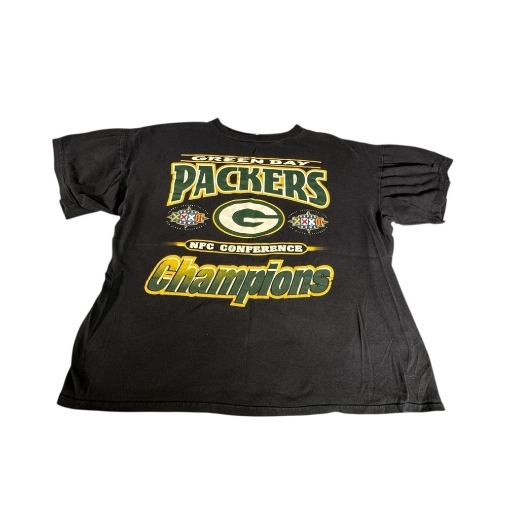 Vintage 1998 Green Bay Packers NFC Champs T-Shirt XL Super Bowl XXXII NFL Tee